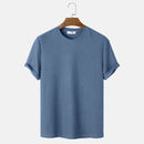 Solid Color Round Neck T-Shirts