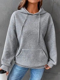 Casual Solid Color Long-sleeved Sweater