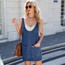 Denim Overalls Summer Dress