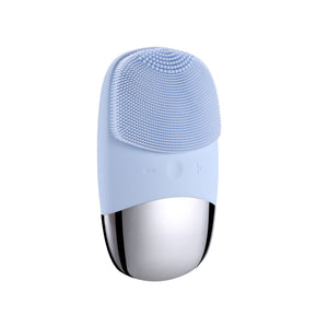 Mini Electric Silicone Face Cleansing Brush & Massager