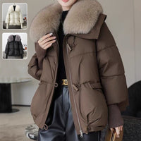 Fur Collar Cotton-padded Jacket