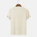 Solid Color Round Neck T-Shirts