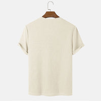Solid Color Round Neck T-Shirts