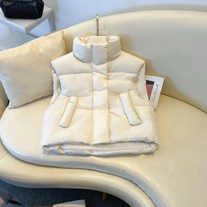 High Waist Cotton Vest