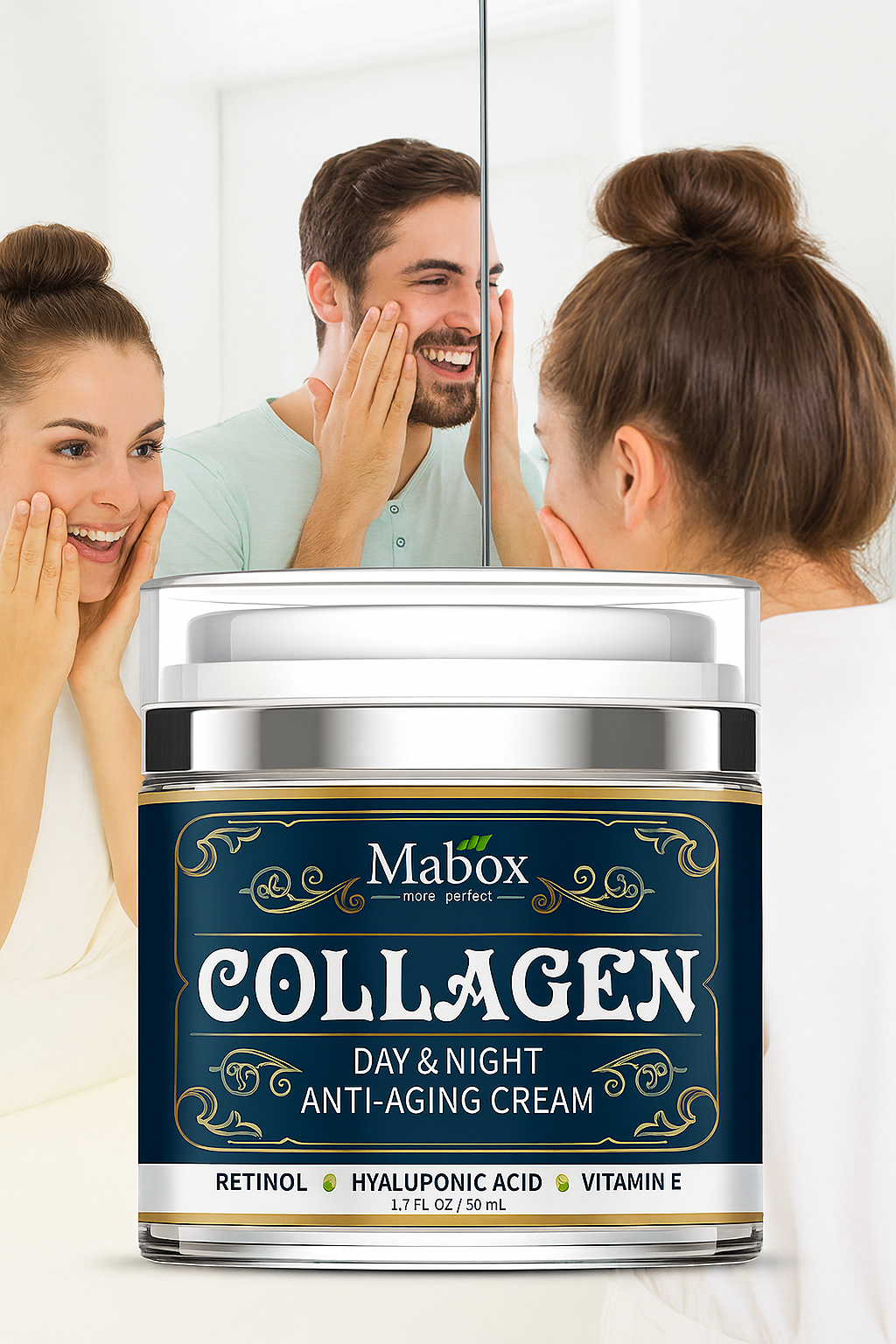 Collagen Face Cream – Anti-Aging, Wrinkle Remover & Deep Moisturizing Skincare