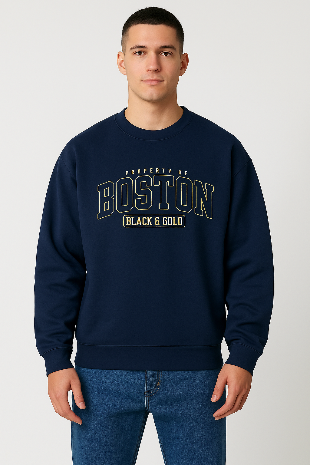 Luxury Men’s Crew Neck Sweatshirt