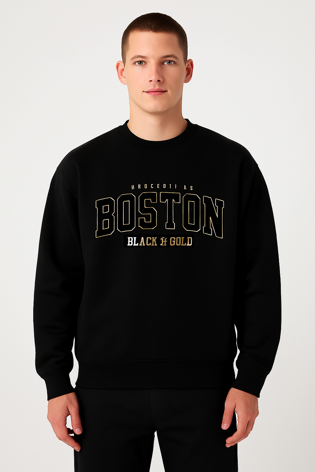 Luxury Men’s Crew Neck Sweatshirt