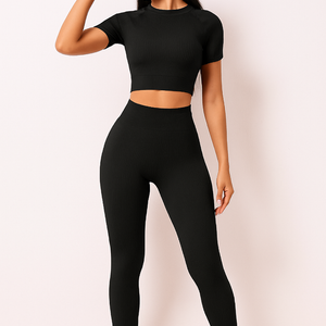 High-Waist Seamless Yoga Set
