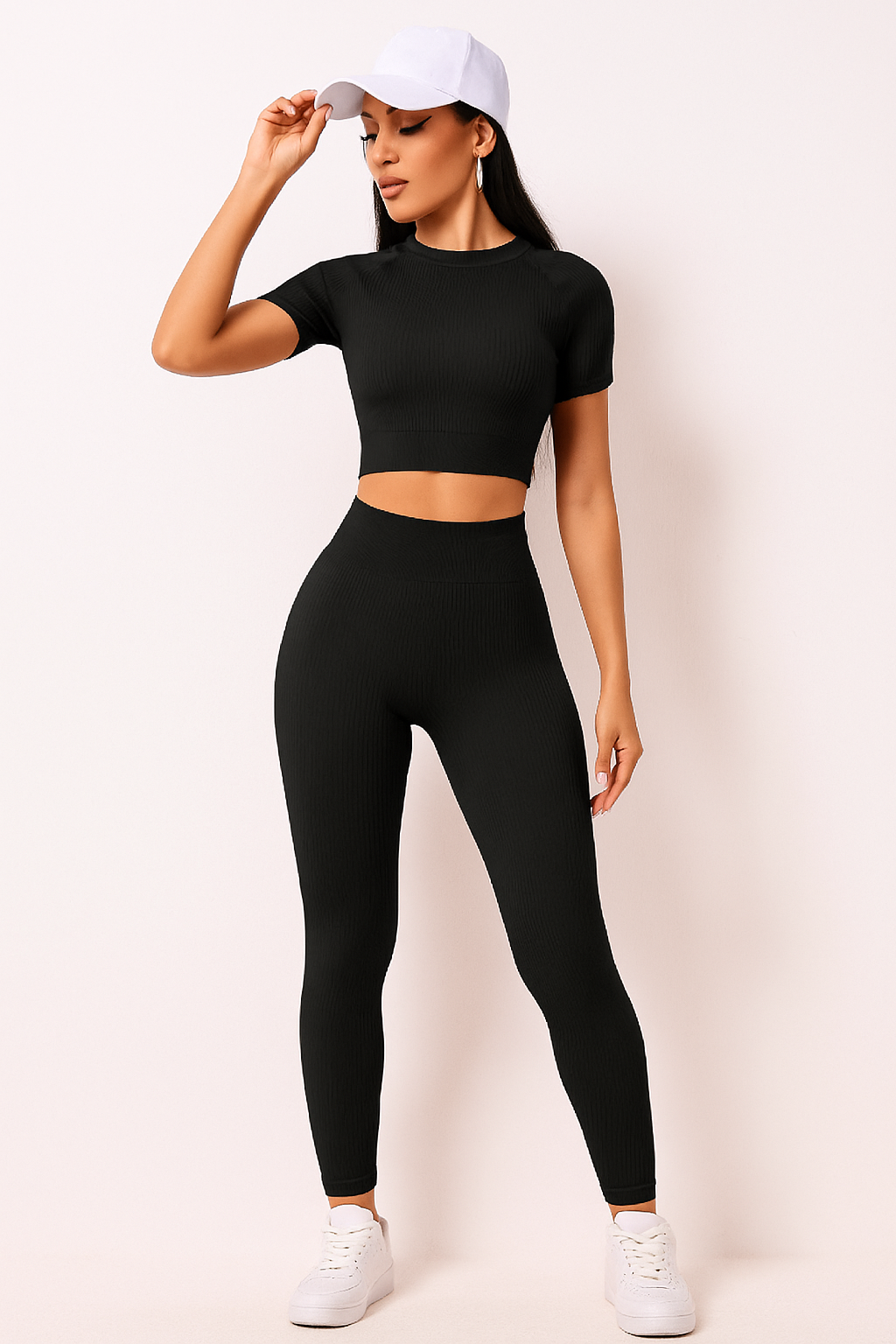 High-Waist Seamless Yoga Set