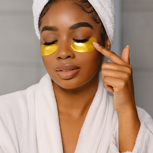 24K Gold Eye Mask Patches – Eye Bag Removal, Wrinkle Lifting