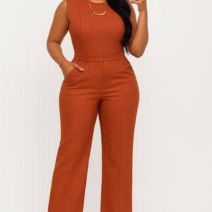 Summer Sleeveless Vest & Pants Set