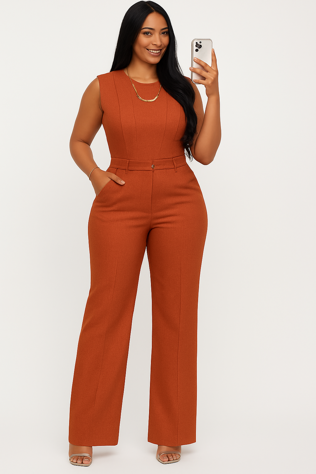 Summer Sleeveless Vest & Pants Set