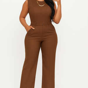 Summer Sleeveless Vest & Pants Set