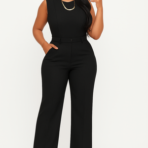 Summer Sleeveless Vest & Pants Set