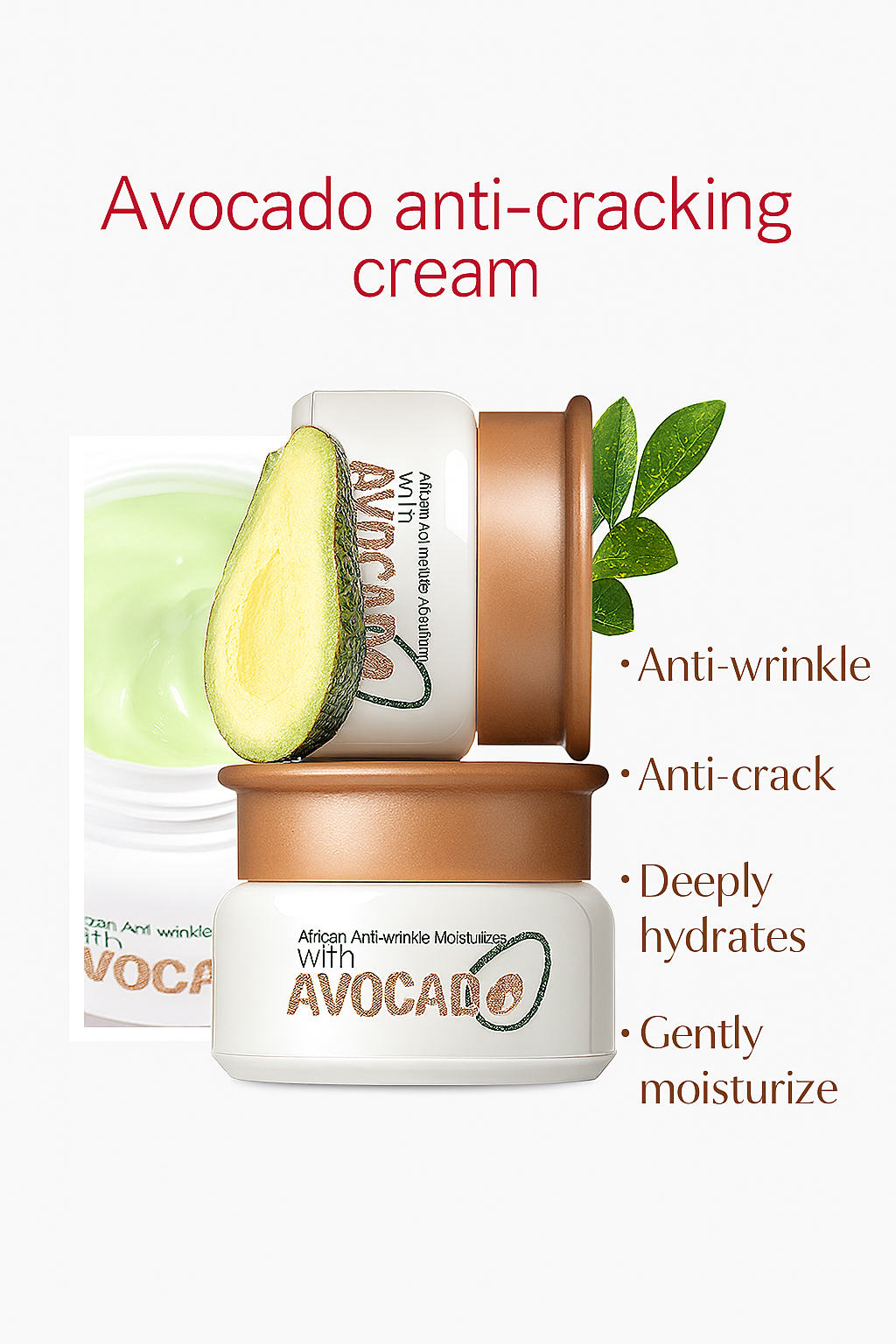 Avocado Cream 35g Moisturizing & Hydrating Cosmetics Skin Care Products