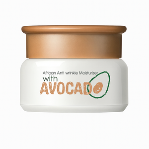 35g jar of avocado cream moisturizer for deep hydration and anti-wrinkle skincare