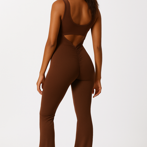 FlareFit Women’s Sleeveless trendy Jumpsuit