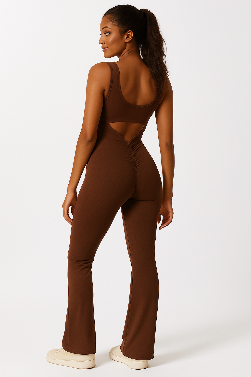 FlareFit Women’s Sleeveless trendy Jumpsuit