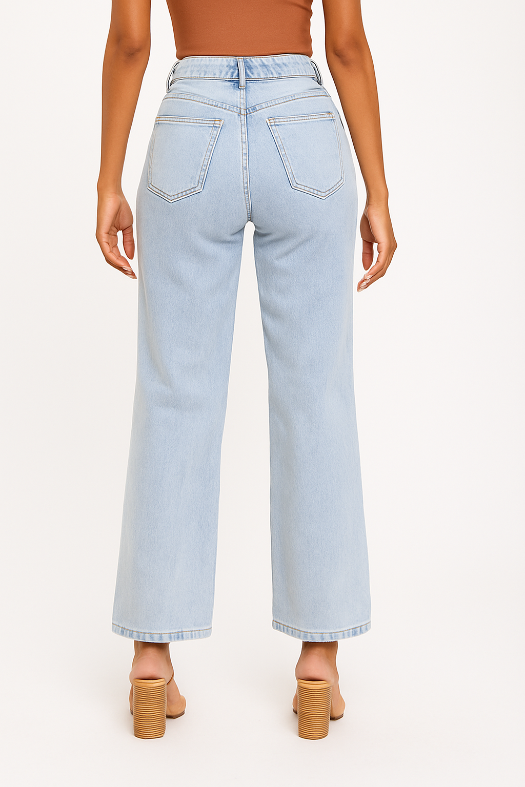 Ripped Slimming Jeans for Women – High Waist Stretch Denim for a Flattering Fit