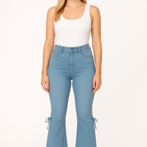 High Waist Denim Stretch Jeans – Slim Fit, Comfortable & Stylish Everyday Wear