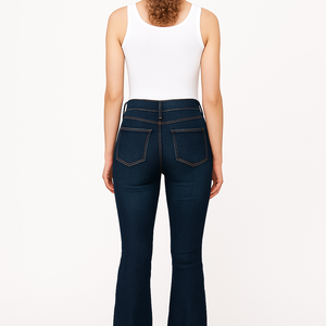 Women’s High Waist Flare Skinny Jeans – Stretch Fit