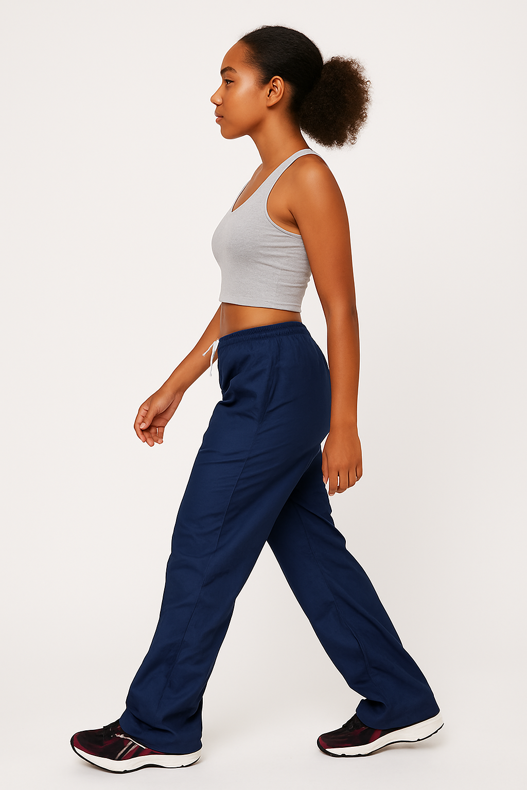 Women’s Vintage Street Cargo Jeans – Trendy High-Waist Utility Pants