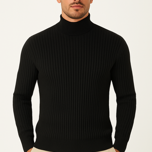 Men’s Casual Knit Bottoming Sweater