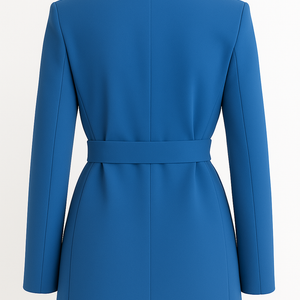 Lace Up Mid-length Coat