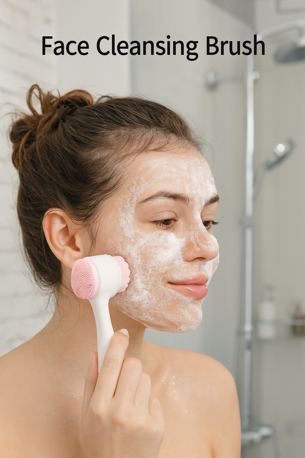 Beauty Glow Facial Cleansing Brush — Deep Clean & Skin Care Tool