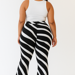 Bell-bottom High Waist Casual Pants