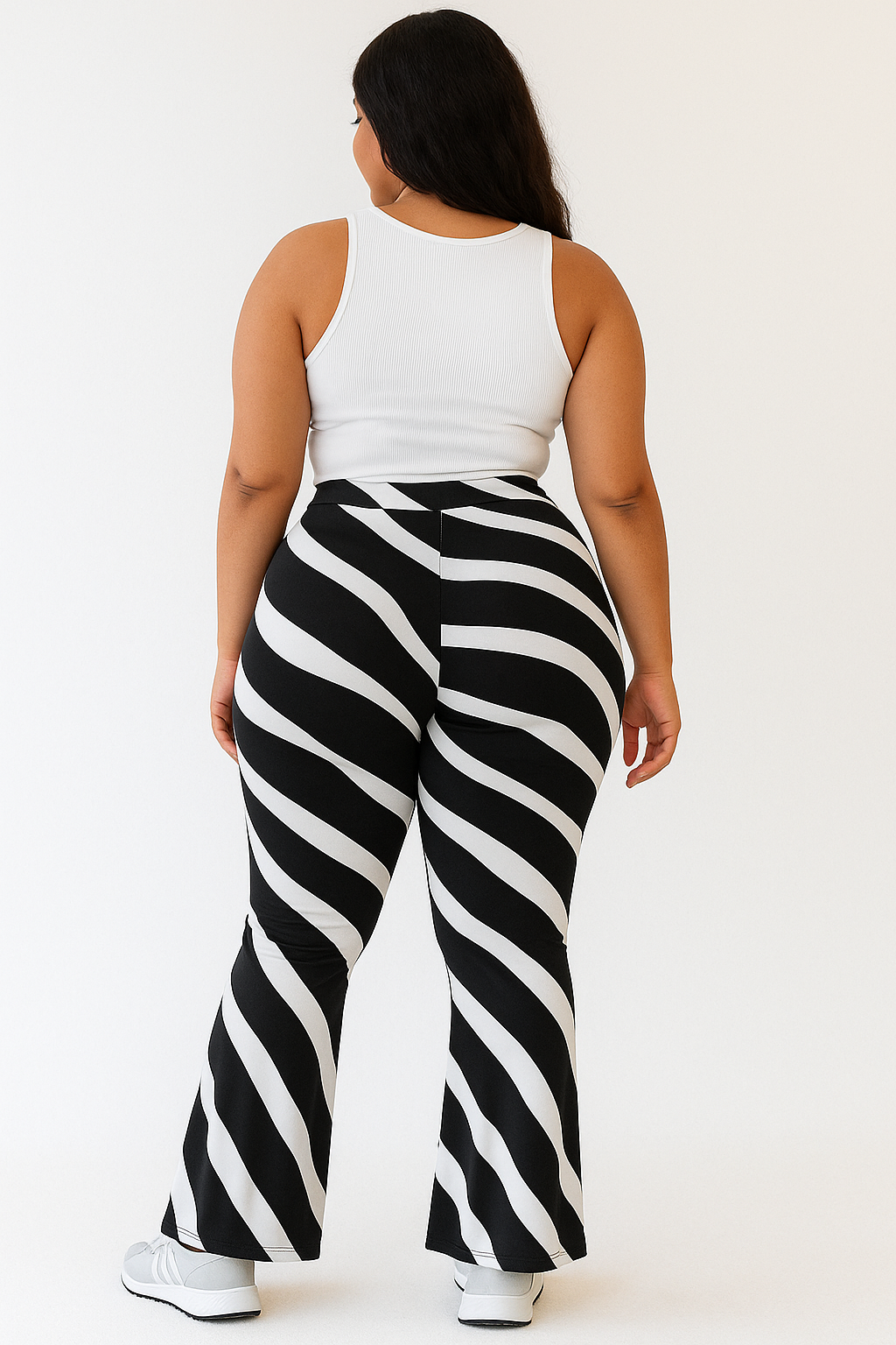 Bell-bottom High Waist Casual Pants