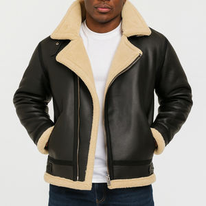 Luxury Sheepskin Leather Coat