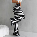 Bell-bottom High Waist Casual Pants