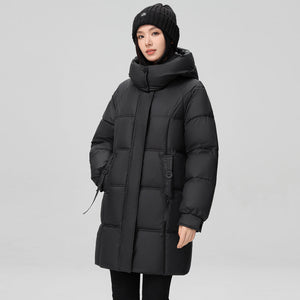 Plus Size Down Cotton-Padded Coat