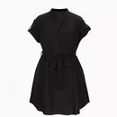 V-neck Short Sleeve Dress