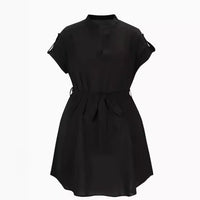V-neck Short Sleeve Dress