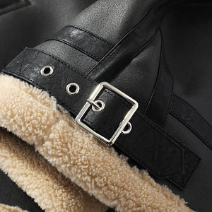 Luxury Sheepskin Leather Coat