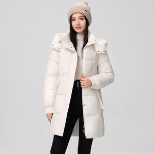 Plus Size Down Cotton-Padded Coat