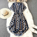 Striped Midi Dress