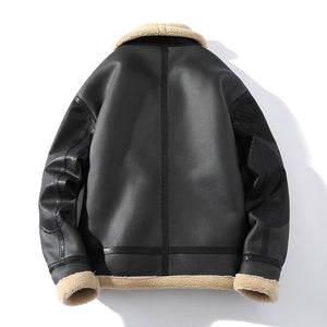 Luxury Sheepskin Leather Coat