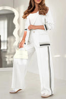 Fashion Rib 2 Pieces Women's Suit