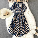 Striped Midi Dress