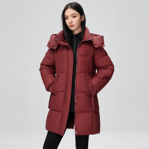 Plus Size Down Cotton-Padded Coat