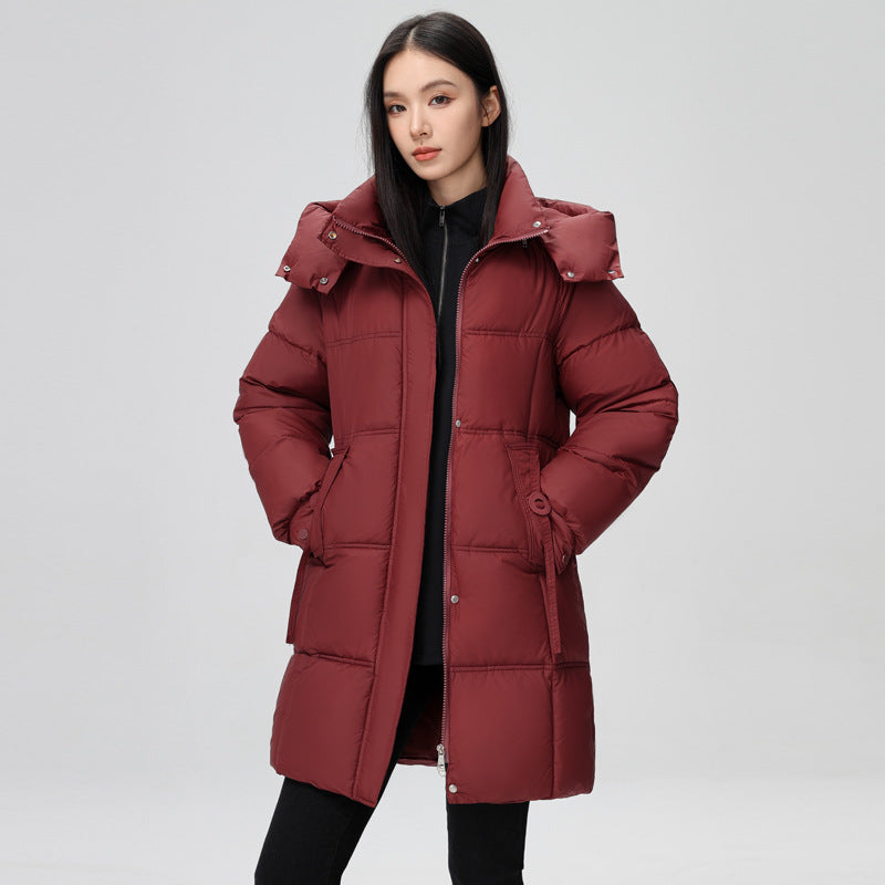 Plus Size Down Cotton-Padded Coat