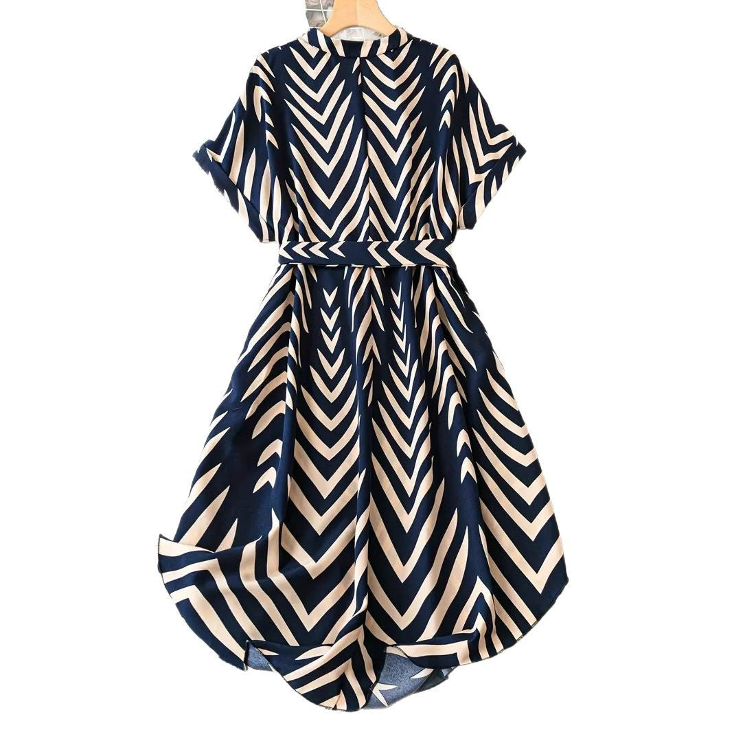 Striped Midi Dress