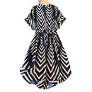 Striped Midi Dress