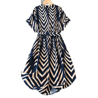 Striped Midi Dress