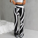 Bell-bottom High Waist Casual Pants