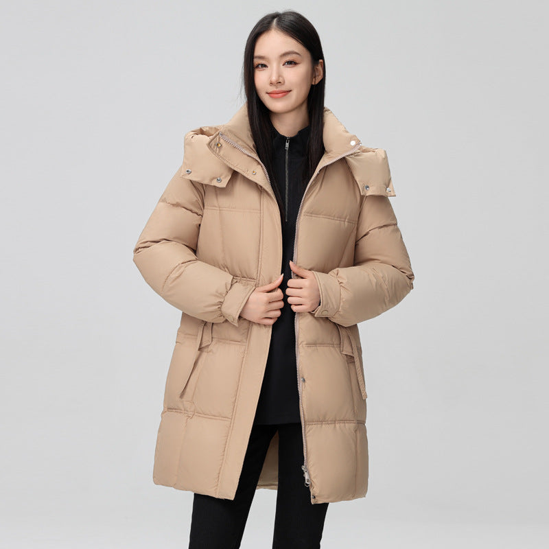 Plus Size Down Cotton-Padded Coat