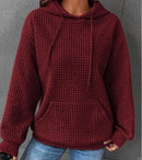 Casual Solid Color Long-sleeved Sweater